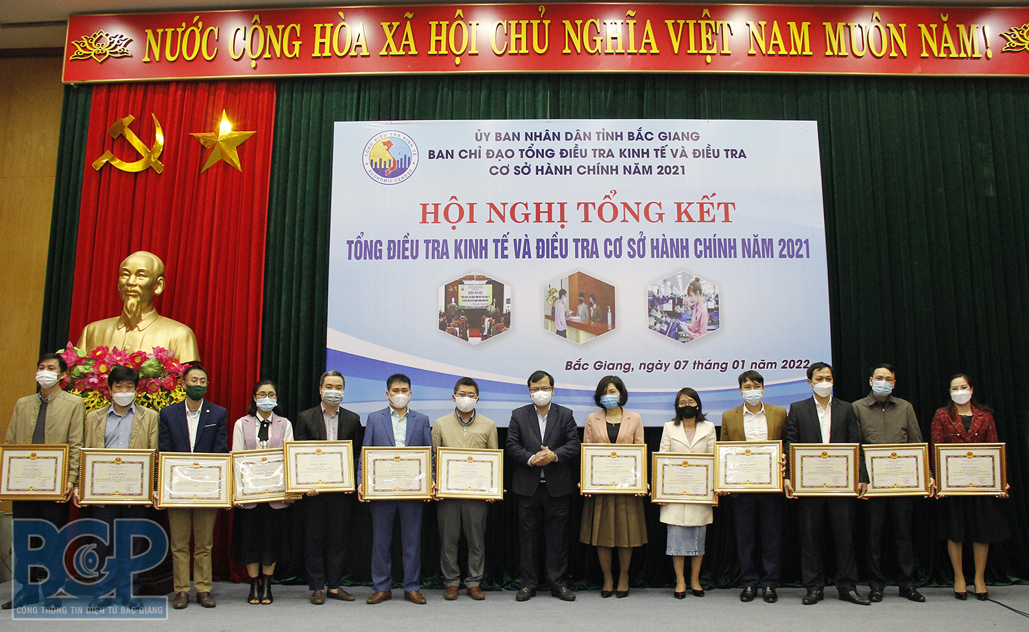 Bắc Giang: Tổng kết tổng điều tra kinh tế và điều tra cơ sở hành chính năm 2021